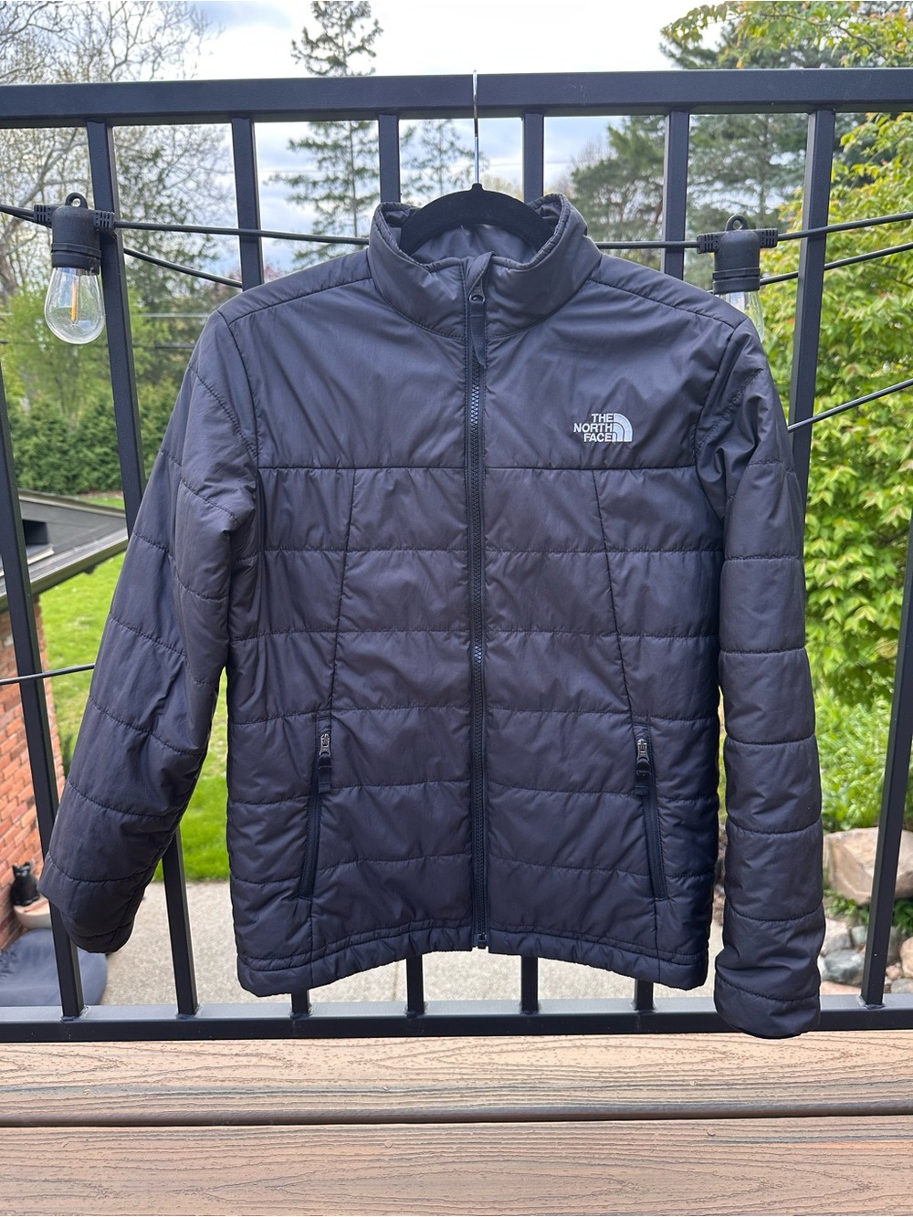 The North Face Black Quilted Insulated Jacket